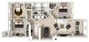 3 Bedroom with Sunroom