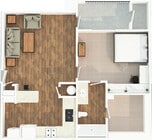 A1 - 1 Bedroom 1 Bath