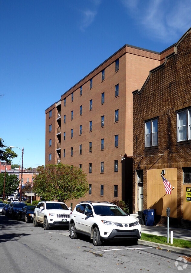 From the west - Gateway Towers Apartments