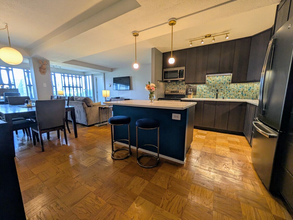 Kitchen/Living space - 1301 Delaware Ave SW (Washington, DC)