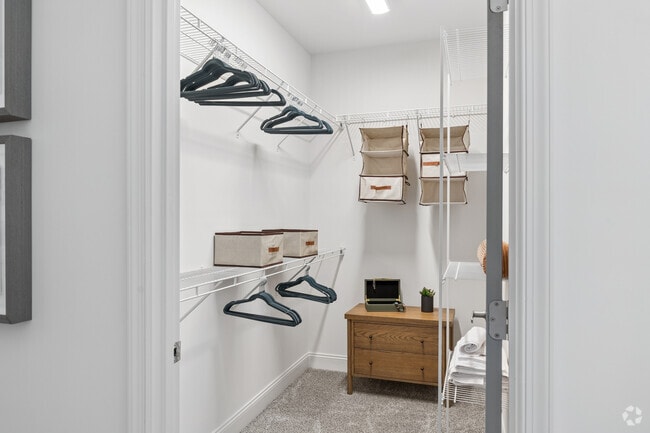 2BR, 2BA - 1,070SF - Walk-In Closet