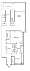 713 S Claremont, Apt Garden - Plano de planta