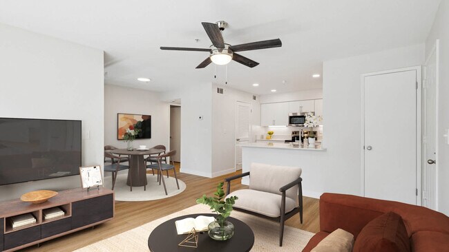 Living Room with Hard Surface Flooring