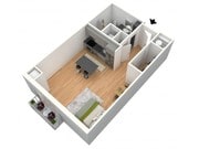 Looking for a 1-bedroom apartment? The 5th Province is a posh that offers 1 bedroom, 1 bathroom and more than 500sf of luxury living!