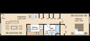 1 Bedroom / 1 Bathroom (Large)