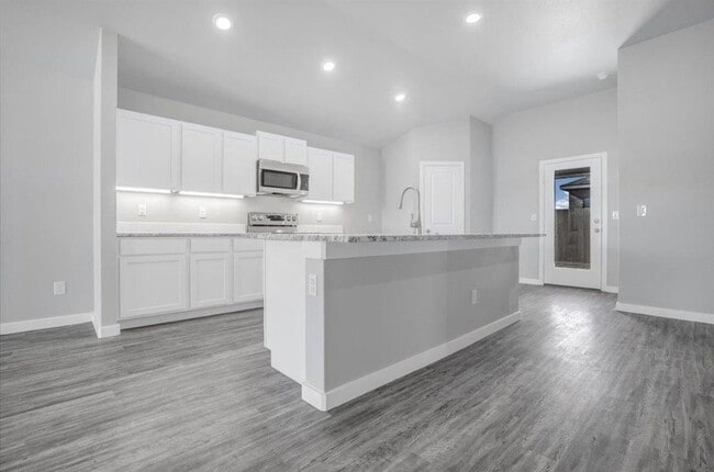 Kitchen, fridge included - 3201 Aberdeen Ave