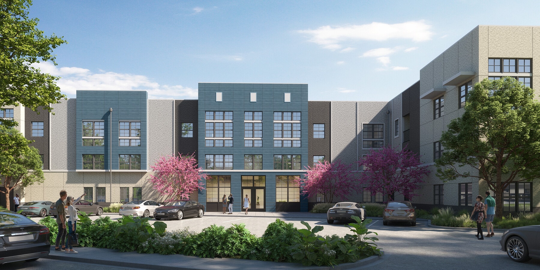 Street View Rendering - Churchill Apartments