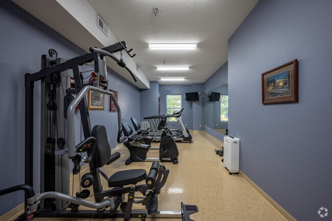 Fitness Center - Lodge Apartments at Little Canada