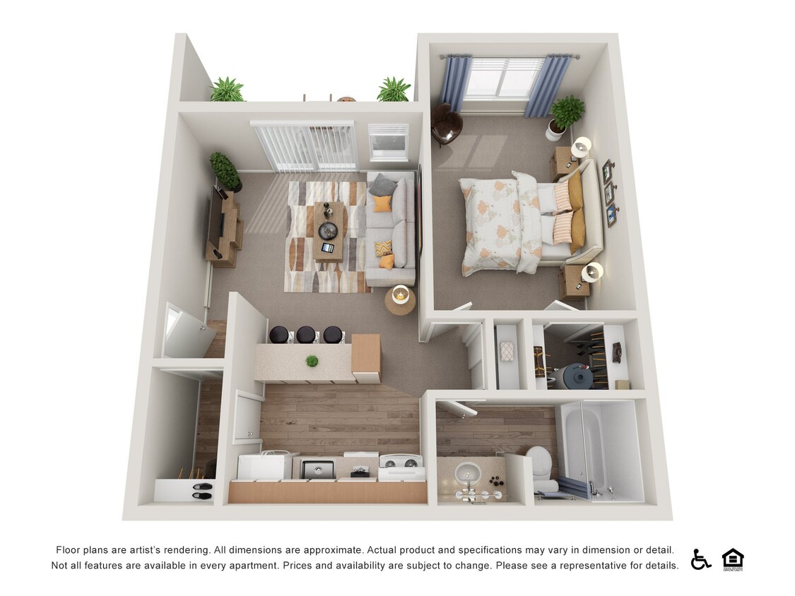Floor Plan - 1x1A
