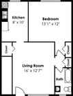 1BR/1BA