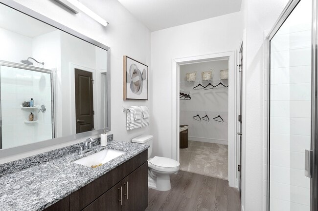 Bathroom with Walk-In Closet