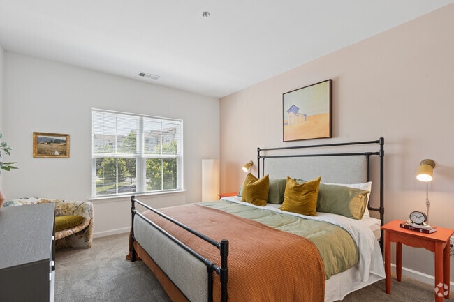 2BR, 2BA - 1,177SF - Bedroom