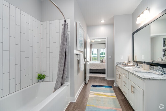 B1 - 2BR, 2BA - 1164SF - Primary Bathroom - Story Sanford