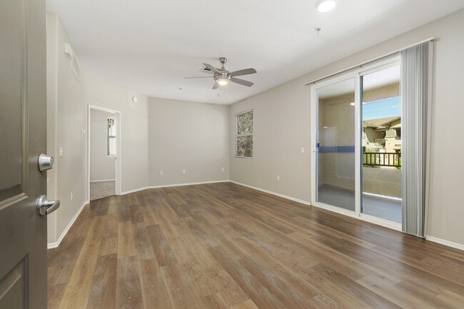 Spacious living room with ample natural light