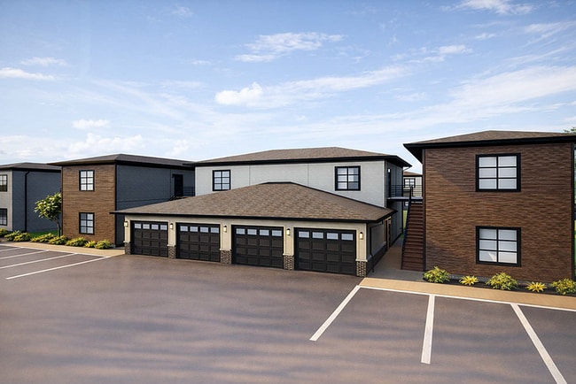 One and Two Bedroom Apartment and Garage Entrances