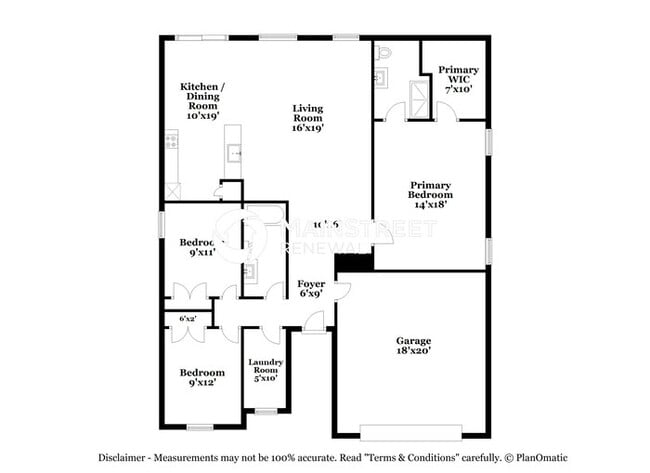 3 Bedroom Pet-Friendly Home in Zebulon, NC with Main Street Renewal