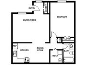 1BR/1BA