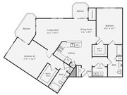 Rutherford Station - B9RP - 2 Beds - 2 Baths - 1455 Sq. ft.