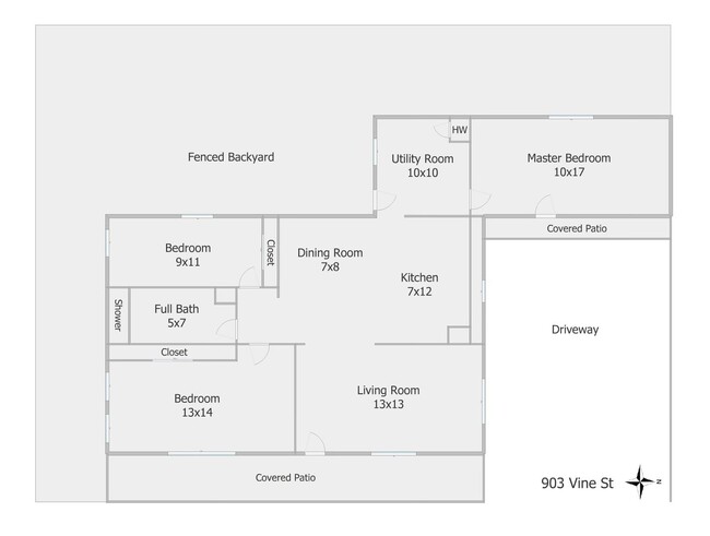 Charming 3 Bed 1 Bath - CLOSE TO TWU - Charming 3 Bed 1 Bath - CLOSE TO TWU House