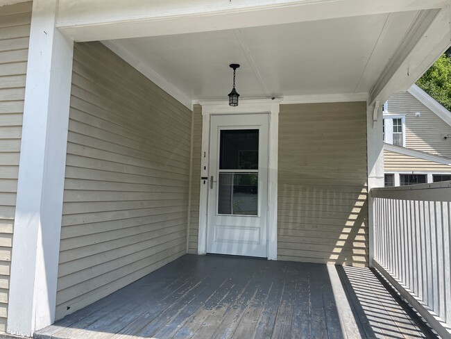 Front porch/entry to apartment - 648 Main St Apartments Unit 1