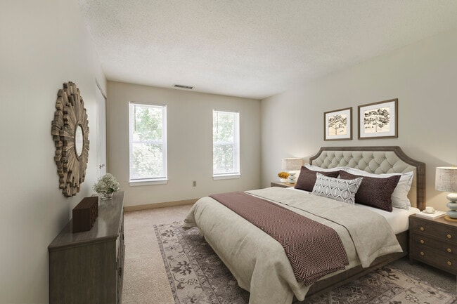 Renovated Package I bedroom with carpet