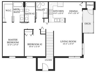 Douglas Fir-2Br/2Ba Rental Home-2nd Floor - Douglas Fir-2Br/2Ba Rental Home-2nd Floor