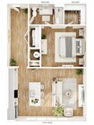 Explore the charm of this contemporary one-bedroom apartment with a seamless layout built for modern living.
