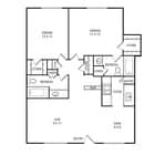 2 Bedroom / 2 Bath / 1050 Sq.Ft.