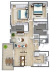 2/2 Flat