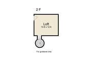 Two Bedroom Two Bath, Second Floor, Loft Style