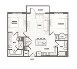 B1: 2bed 2bath