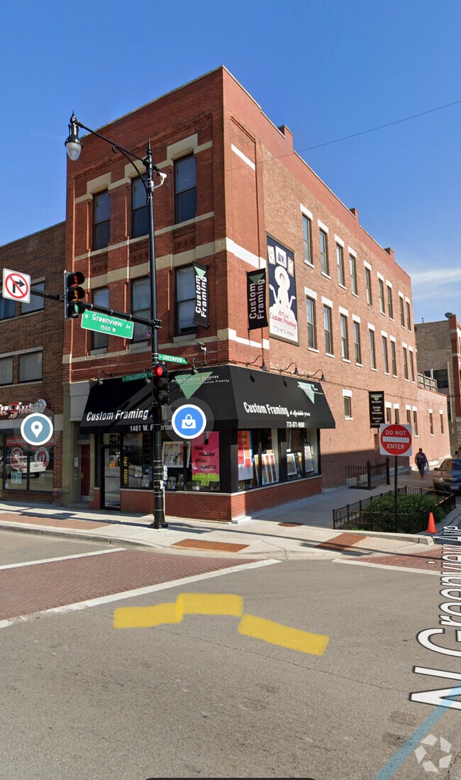Exterior-Fullerton and Greenview - 1461 W Fullerton Ave Unit 2 F Rental