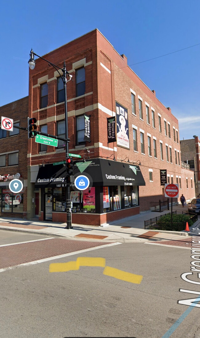 Exterior: Fullerton y Greenview - 1461 W Fullerton Ave Apartamentos Unidad 2 F