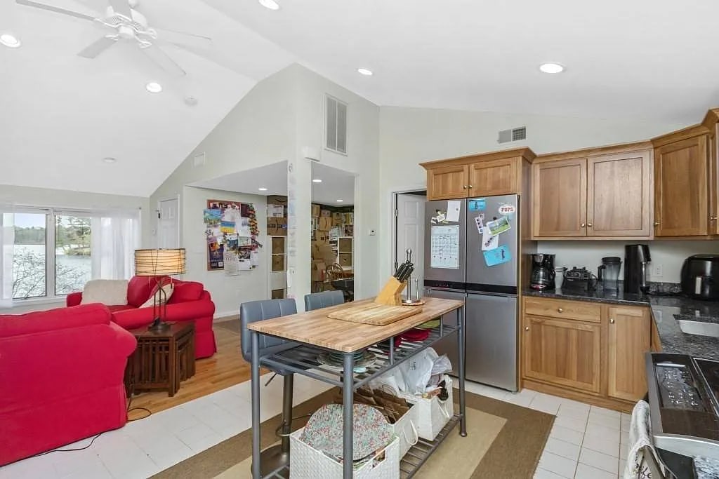 Open Concept-Kitchen/Living Area - 64 Shore Rd (Wellesley, MA)