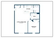Cambridge | 1BD, 1BA | 752SF