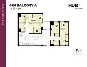4x4 Balcony A 2-56
