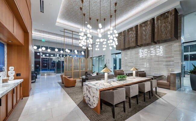Resident Clubhouse with catering kitchen and smart TV lounge