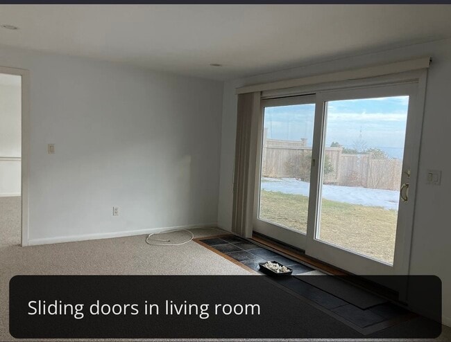 Sliding glass doors in the living room - 12 Hesperus Cir
