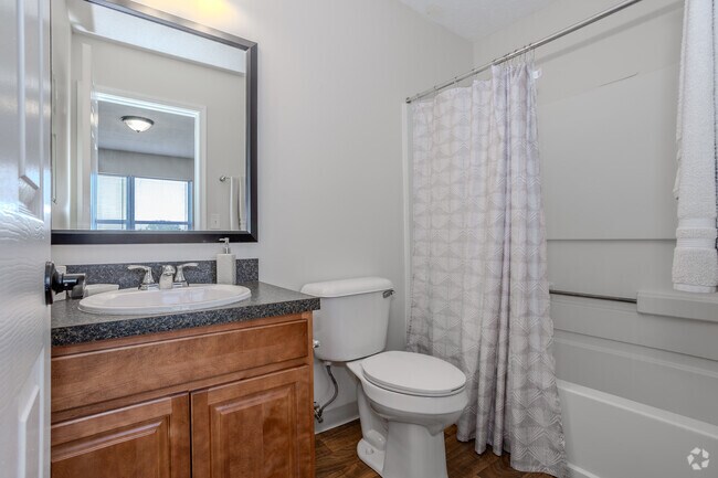 2BR, 2.5BA - 1,266SF - The Iron - Second Bathroom