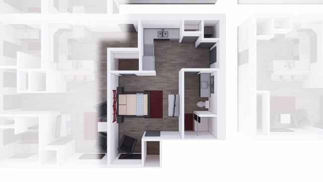 Photo - Modern Studio Apartment in Midtown Billings Unit W111