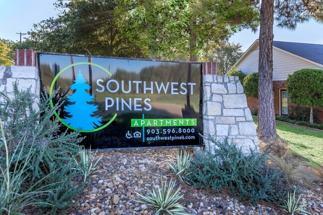 Southwest Pines Monument Sign – Premier Community in Tyler, TX - Southwest Pines Apartments