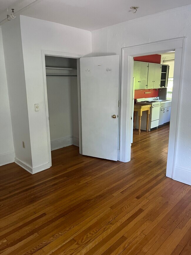Bedroom closet - 773 Haywood Rd Unit 1 BR Vintage Apartment