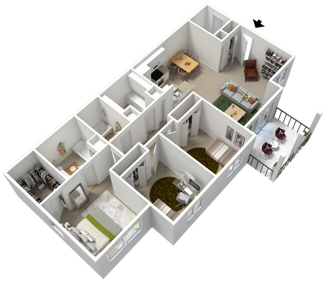 Palms - 3B2B - Royal - 1216 Sq Ft - 3D Furnished.jpg
