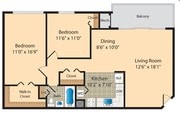 2BR/1BA
