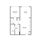 1 Bedroom 1 Bathroom