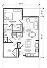 Lily floor plan The Jameson at Kincora