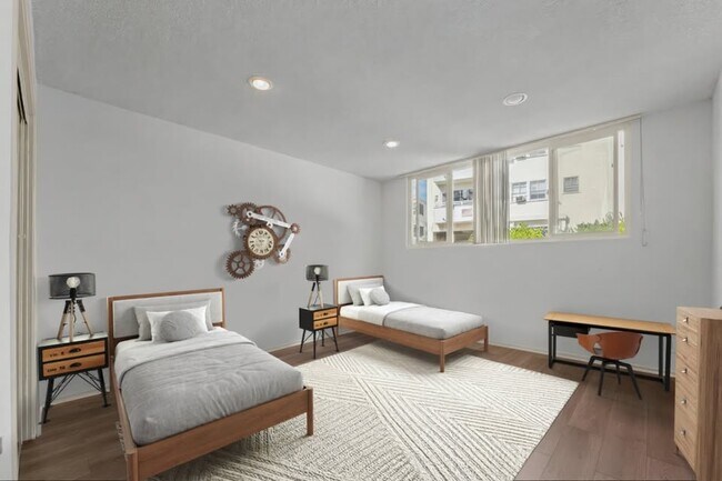 Staged Bedroom-Floor Plan E