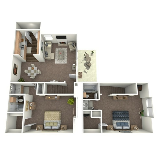 Townhome_2 Bed 2 Bath - Park at Summerhill