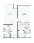 Calhoun | 1-Bedroom Floorplan