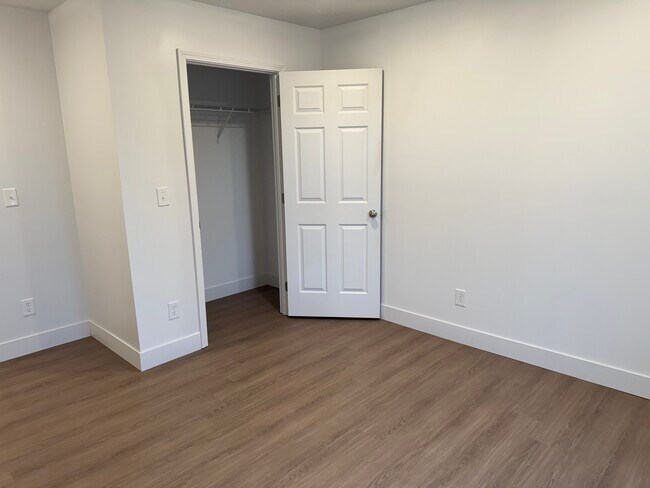 Bedroom and closet